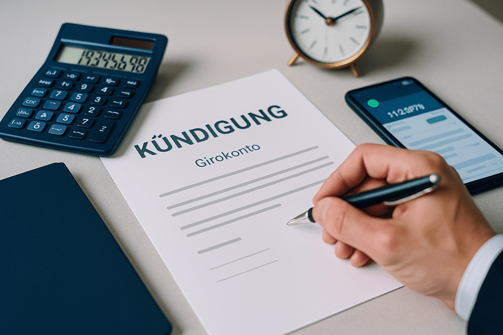 Girokonto kündigen 2025 – Schritt-für-Schritt-Anleitung mit Mustervorlage