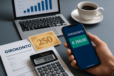 Girokonto mit Prämie 2025 – Bis zu 250 Euro Wechselbonus kassieren